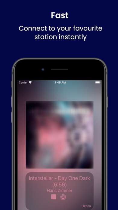 24seven.fm iPhone screenshot 3 - Music app