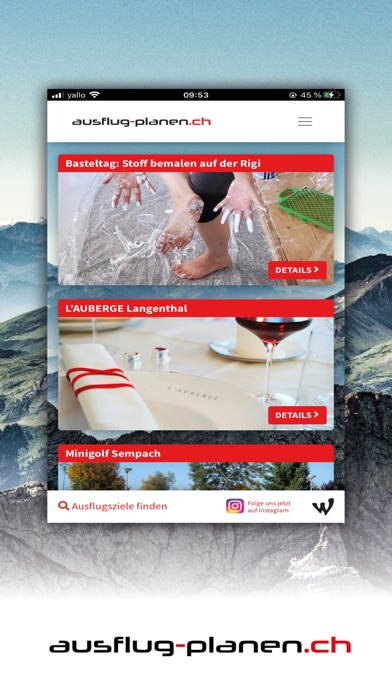 Ausflug-planen.ch Screenshot