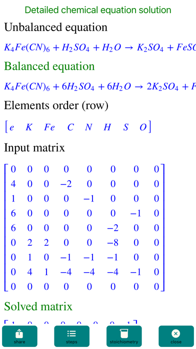 Chemical-Equation-Balance Screenshot