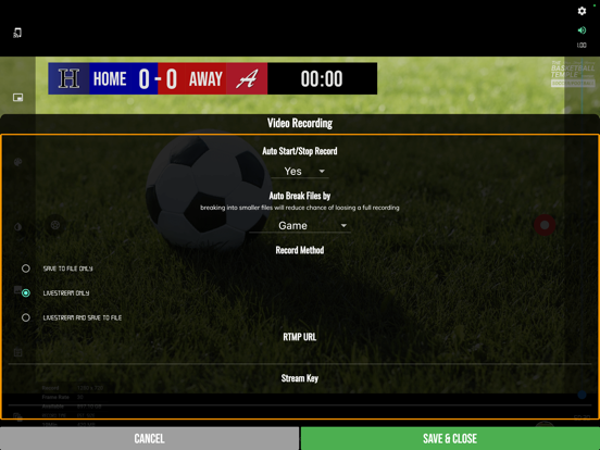 Screenshot #6 pour BT Soccer/Football Camera