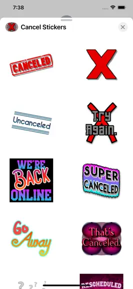 Game screenshot Cancel Stickers apk