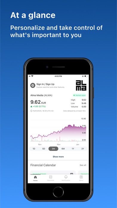 Alma Media Investor Relations Screenshot
