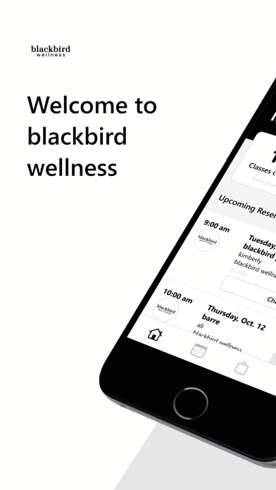 blackbird wellness studio Screenshot
