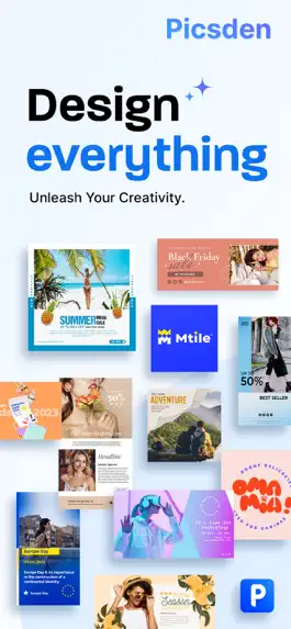 Game screenshot Picsden : Design & Flyer Maker mod apk