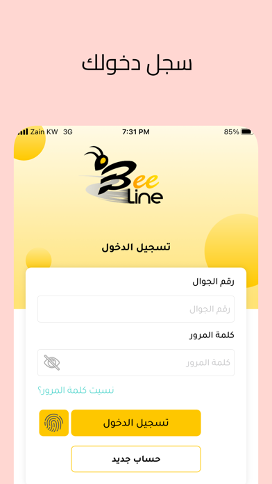 Beeline delivery user Screenshot
