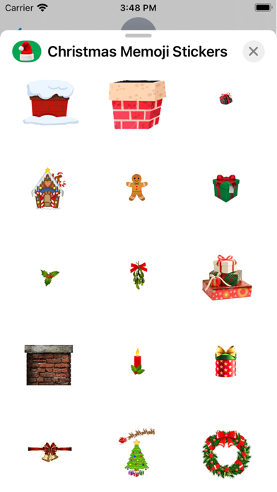 Christmas Memoji Stickers Screenshot