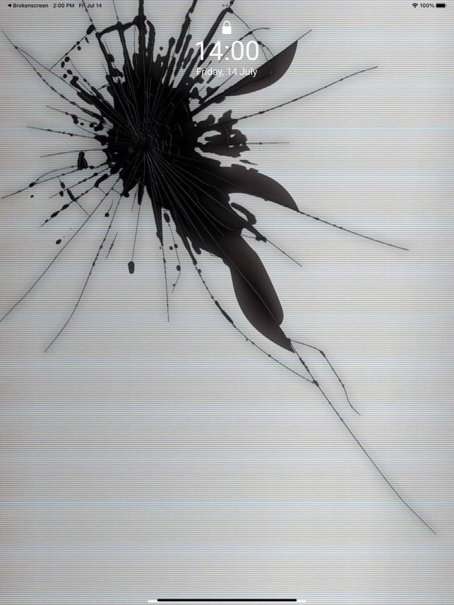 Cracked iphone screen wallpaper prank top