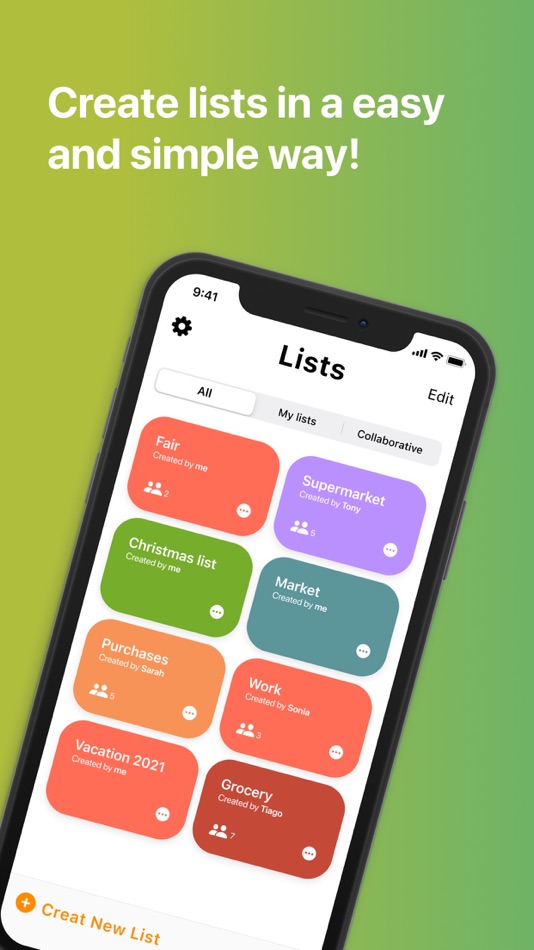 #1. EasyRancho: Grocery list (iOS) By: Gabriela Panta Zorzo
