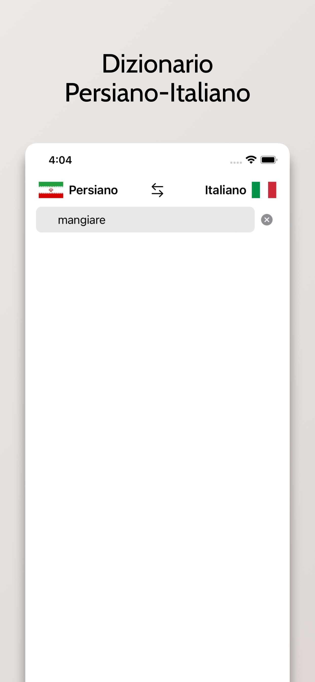 Dizionario Persiano-Italiano