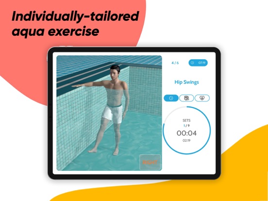 Aqua Move iPad screenshot 3 - Health & Fitness app