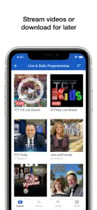 TCT - Live and On-Demand TV screenshot #4 for iPhone