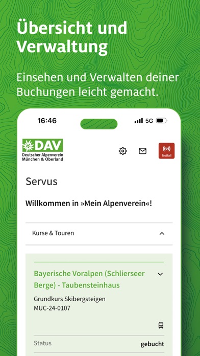 Mein DAV+ Screenshot