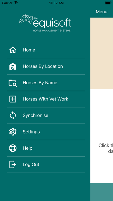 Equisoft Vet App Screenshot