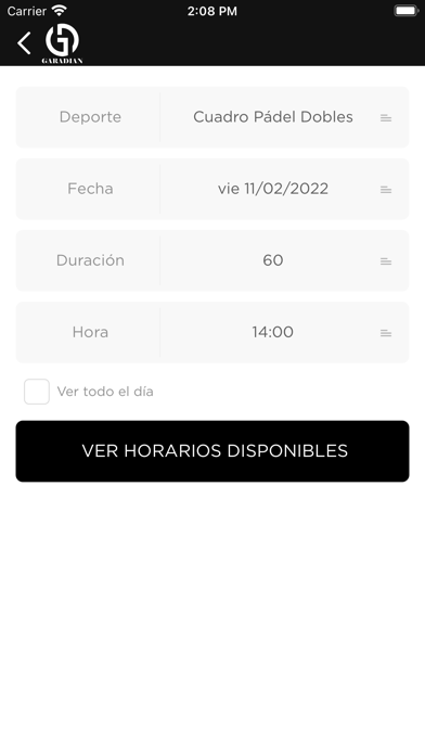 Club de Padel Garadian Screenshot