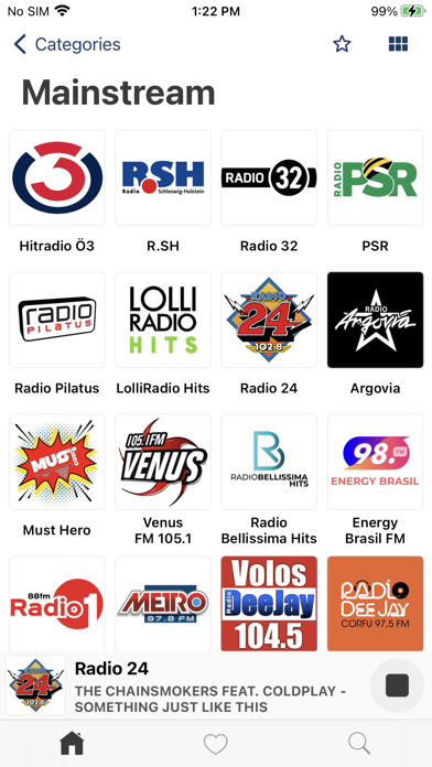 Screenshot #1 pour VRadio Online Radio & Recorder