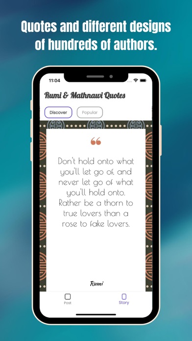 Rumi & Mathnawi Quotes Screenshot