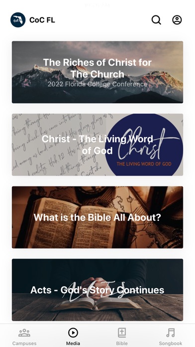 Christians on Campus Florida Screenshot