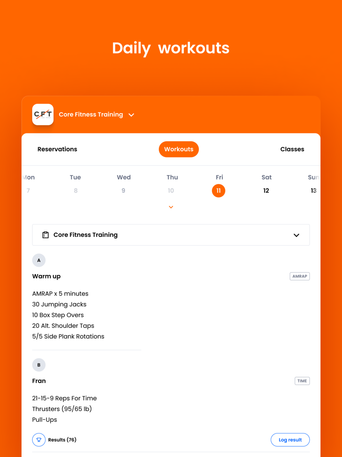 Core Fitness Training c2f