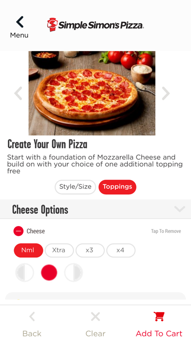 Simple Simon's Pizza® Screenshot