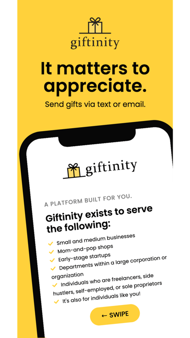 Giftinity App Screenshot