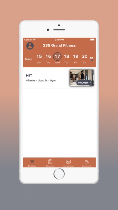 235 Grand Fitness Screenshot
