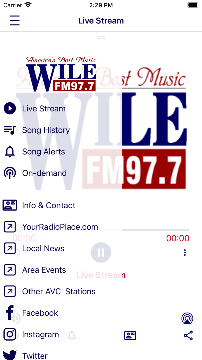 WILE 97.7FM Radio