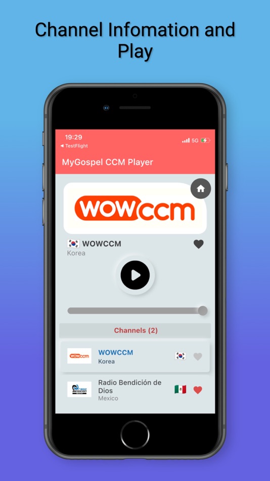 #2. Mygospel CCM Player (iOS) 由: HyunJun Cho