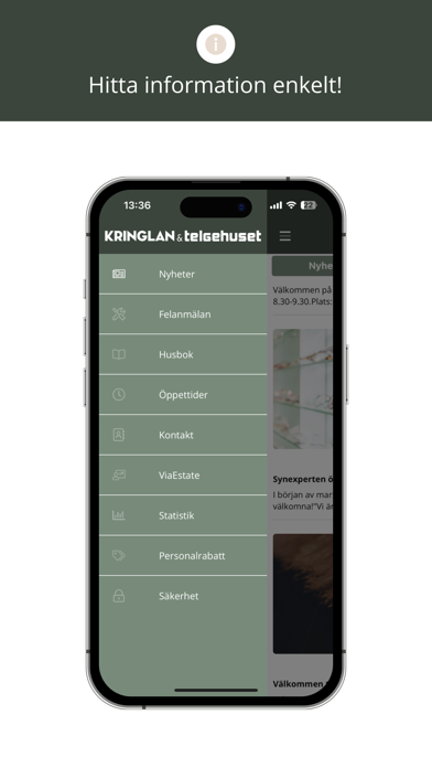 Kringlan & Telgehuset Intern Screenshot