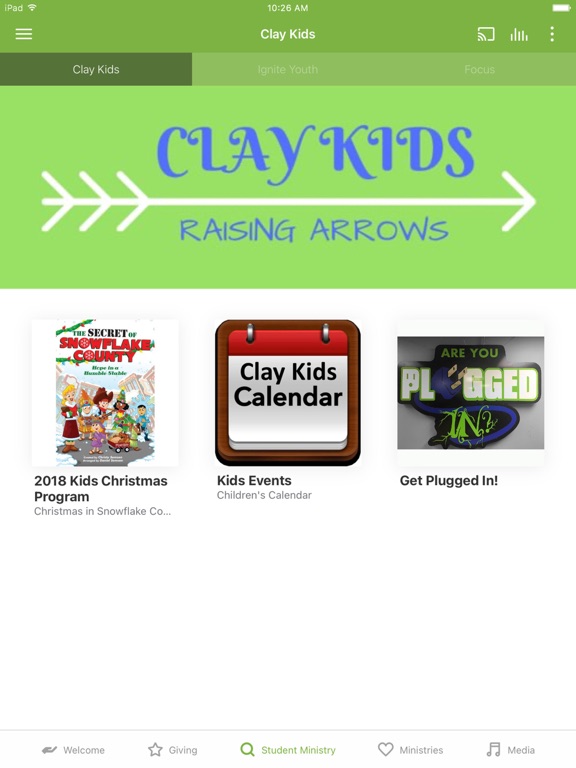 Potter's Clay Fellowship iPad screenshot
