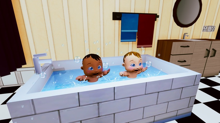 Twin Babysitter Daycare Sim 3D screenshot-4