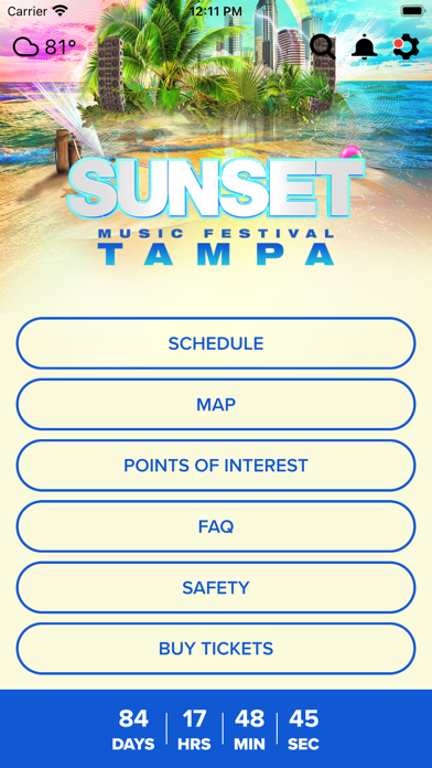 Sunset Music Festival 2023 Screenshot