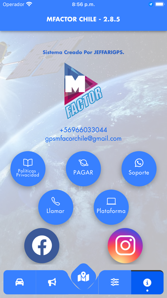 #3. MFactor Chile GPS (iOS) Podle: Jefferson Morales