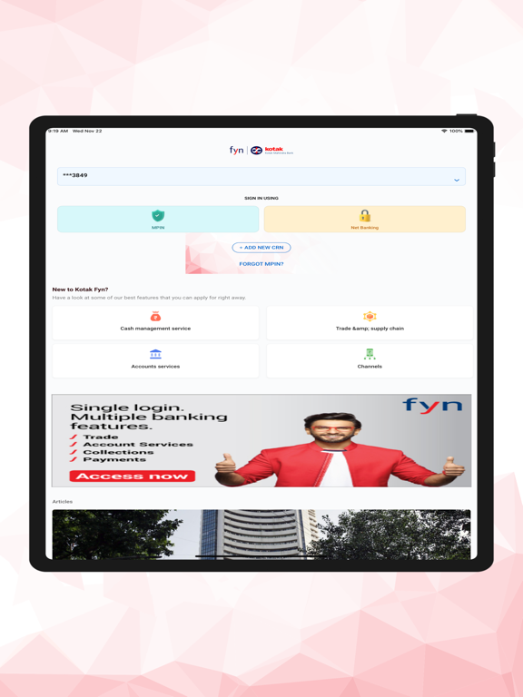 Screenshot #6 pour Kotak fyn:Business Banking app