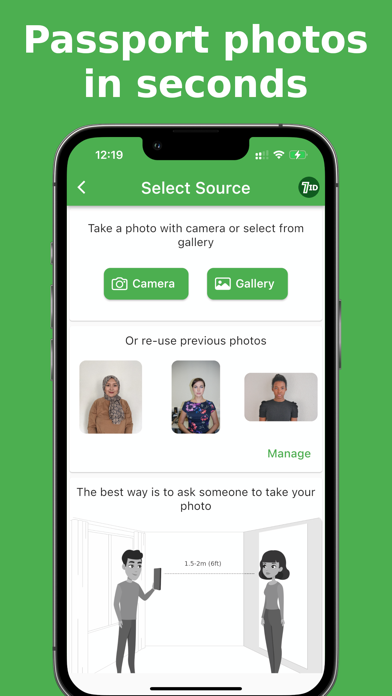 7ID: passport photos Screenshot