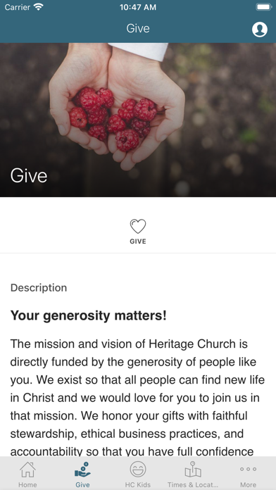 Heritage Church Toledo Screenshot