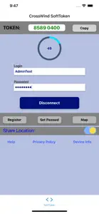CrossWind SoftToken screenshot #4 for iPhone