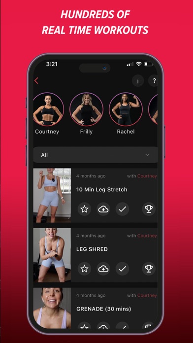 Courtney Black Fitness Screenshot