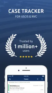 case tracker for uscis & nvc iphone screenshot 1