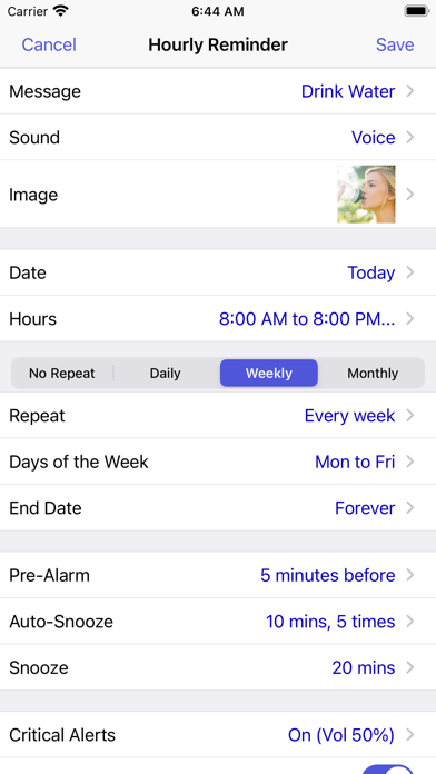 Reminders with Voice Reminder Screenshot