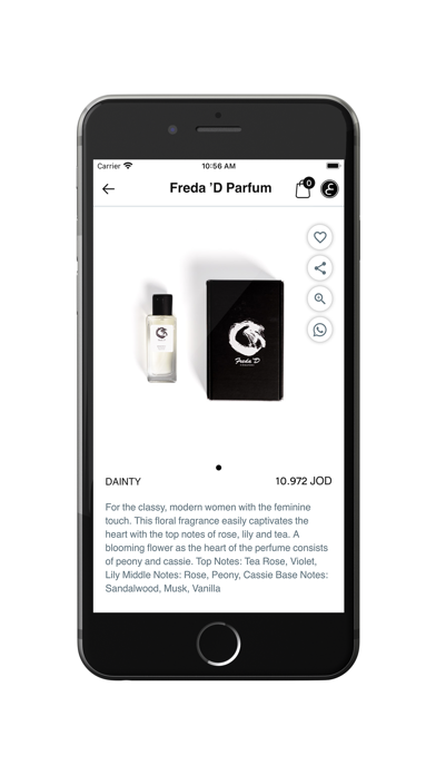 Freda D Parfum Screenshot
