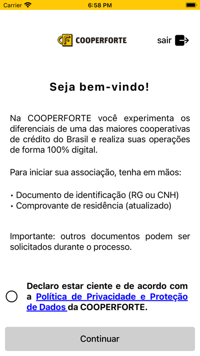 Cooperforte Screenshot