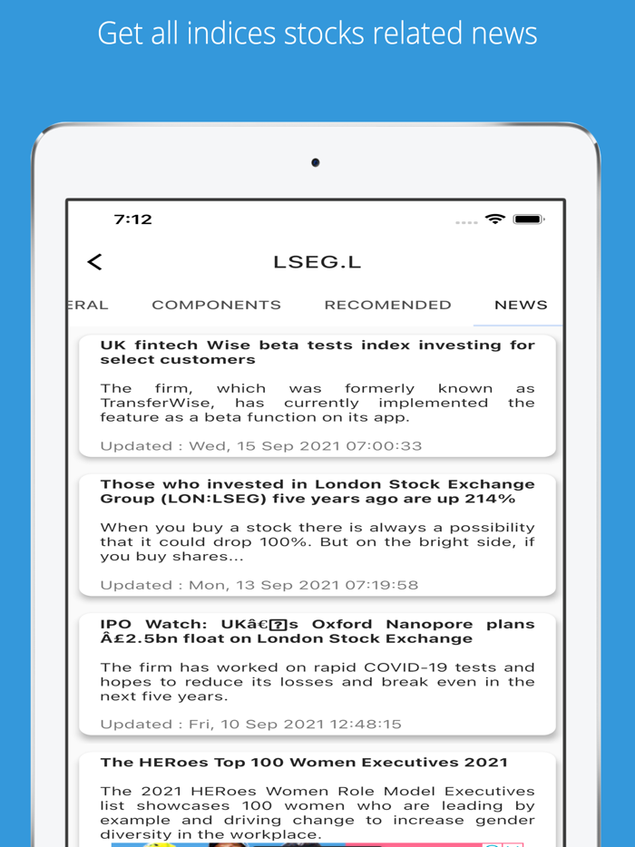 London Stock Market Live