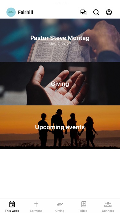Fairhill Community Church Screenshot
