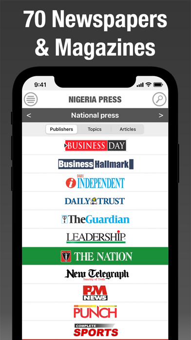 Screenshot #2 pour Nigeria Press