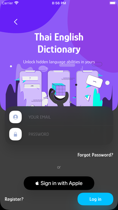 TH-EN Dictionary Screenshot