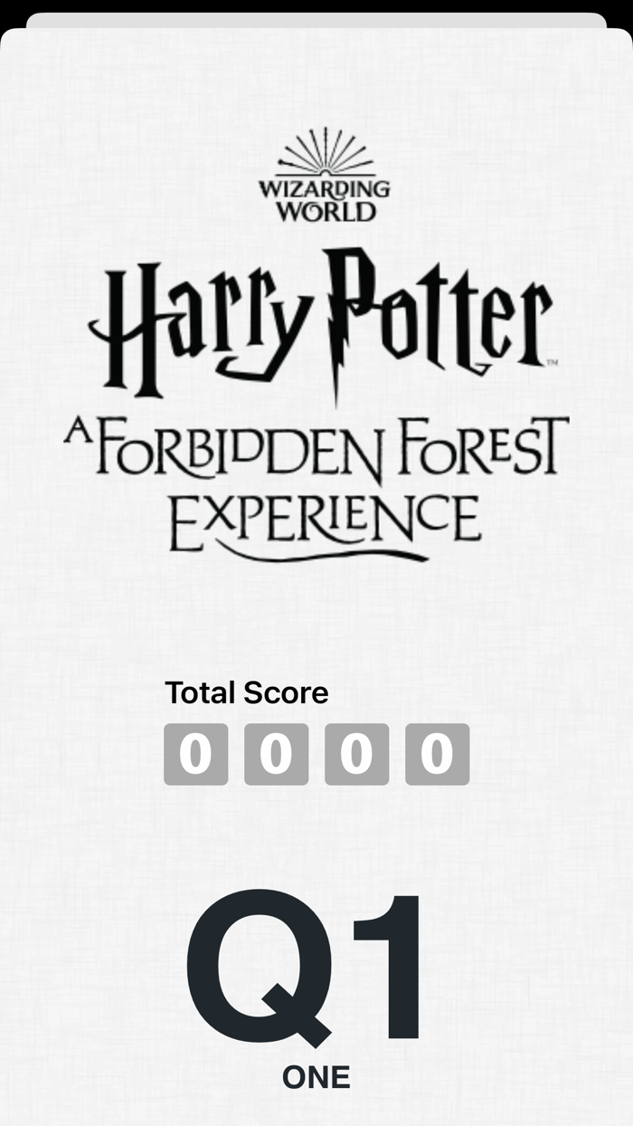HP Forbidden Forest Experience