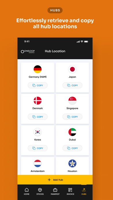 Oneloop Logistics Screenshot