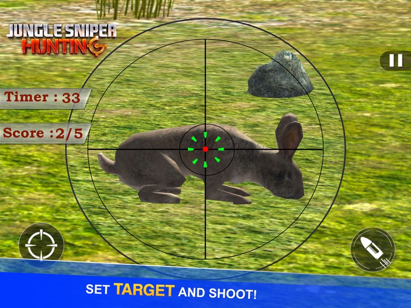 Jungle Sniper Hunting Game screenshot 11