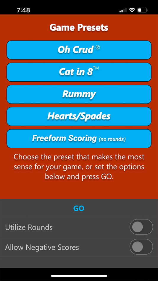 #5. Oh Crud Scorepad (iOS) Podle: Ghetti Games LLC