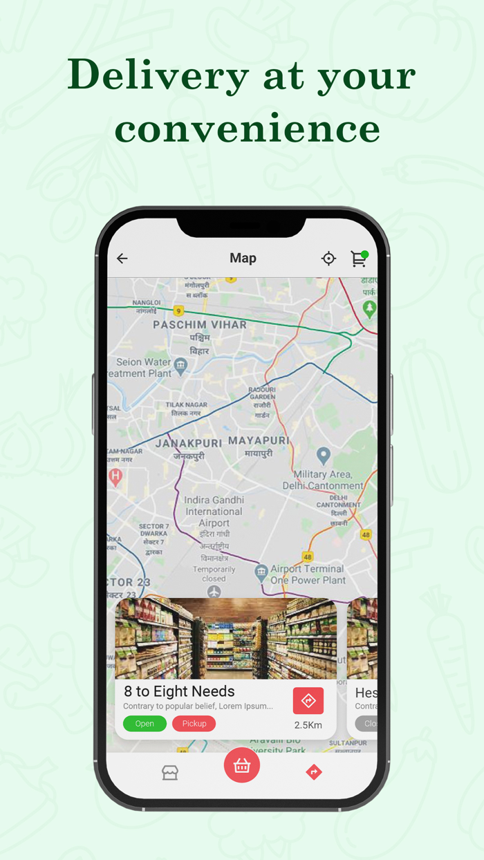 8 to eight needs - Grocery App